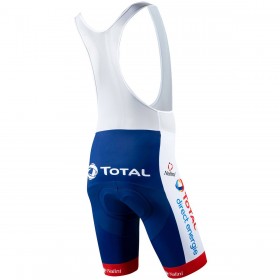 Fietsbroek Kort met Bretels 2021 Team TotalEnergies N001